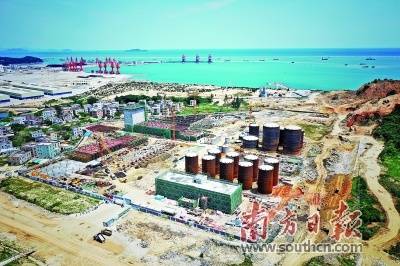 茂名滨海新区,拧紧发条推进临港产业项目