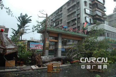 台风“黑格比”登陆茂名电白县，当地积极开展防御应对