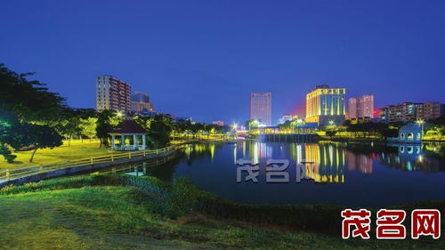 灯光璀璨美如画，茂名夜景更迷人