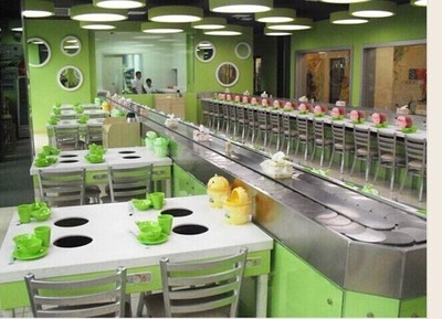 茂名旋转小火锅设备厂家与南京爱鑫聚机械设备公司合作，提供优质旋转自助火锅设备