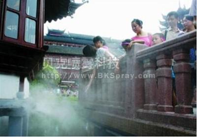 园林造雾技术与设备 广州贝克喷雾净化科技有限公司的专业解决方案